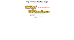 Desktop Screenshot of admin.wigi.us